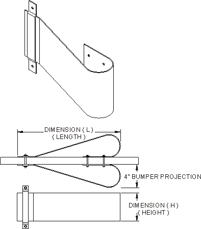 Hvy Duty Door Bumpers 170/175-Series