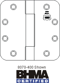 8070-Series – 1/4″ Radius / Steel / Brass / Stainless