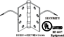 Special Full Mortise 5-Knuckle Hinges