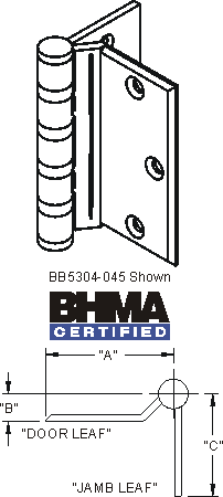 Non-Template Hole Pattern – LB4320 SQ- LB4321 1/4 Radius –  LB4322 5/8 Radius