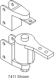 Template Hole Pattern – LB4310C-Series Square Corner