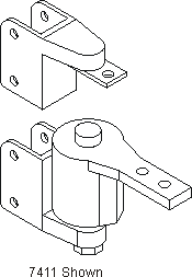 Non-Template Hole Pattern – LB4320 SQ- LB4321 1/4 Radius –  LB4322 5/8 Radius