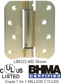 Non-Template Hole Pattern – LB4320 SQ- LB4321 1/4 Radius –  LB4322 5/8 Radius