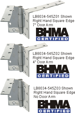 Full Mortise 3 Knuckle Hinges